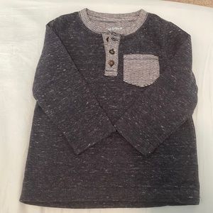 Toddler long sleeve t-shirt navy color size 3T